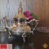 Silver Moroccan Malaki Teapot Authentic handcrafted