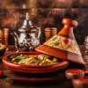 Cute Moroccan Hand Crafted Tagine Potery