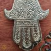 Beautiful finish engraved Khamssa - Hamssa hand door knocker (1)