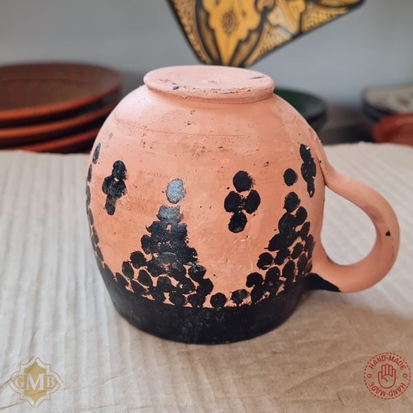 Eco Moroccan Traditional Clay Mug Handcrafted