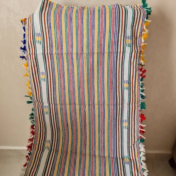 Moroccan Blanket Jbela Mendil handwoven textile (5)