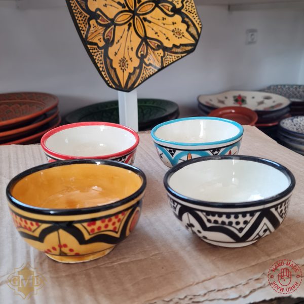 Moroccan Safi Ceramic Bowl Hand Crafted