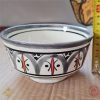 Moroccan Safi Ceramic Bowl Hand Crafted
