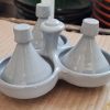 Moroccan Safi Triple mini Tajine Hand Crafted