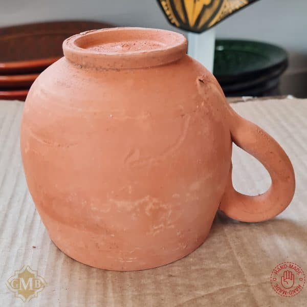 Eco Moroccan Terracotta Mug Handcrafted - Lot 2 Pieces