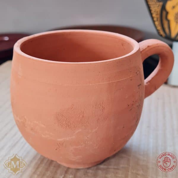 Eco Moroccan Terracotta Mug Handcrafted - Lot 2 Pieces