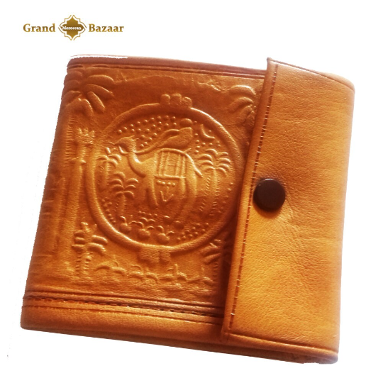 Moroccan Handcrafted leather wallet