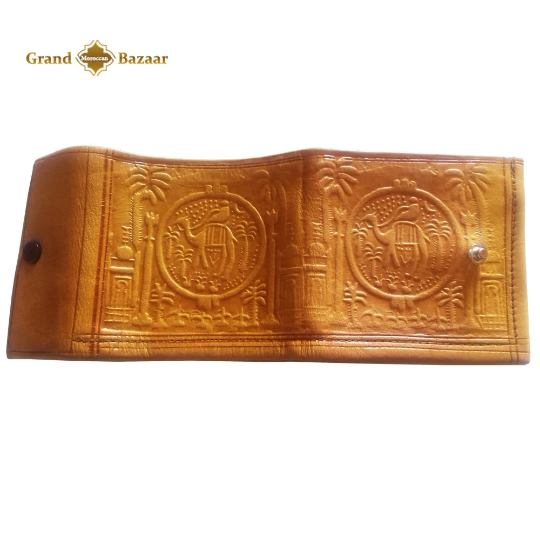 Moroccan Handcrafted leather wallet