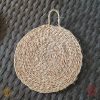Boho Natural Straw Coasters Set Moroccan Handmade