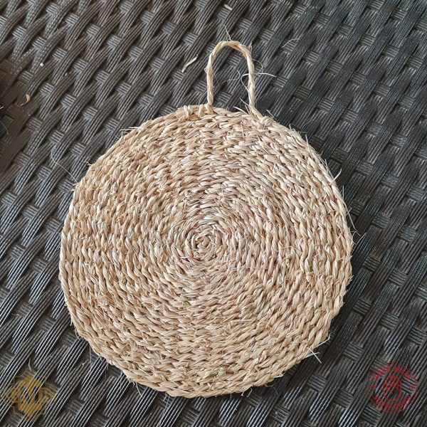 Boho Natural Straw Coasters Set Moroccan Handmade