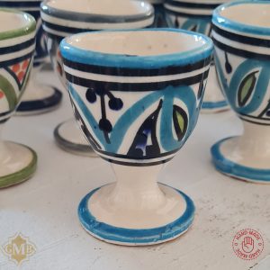 Ceramic Egg Cup Moroccan Handmade Egg holder
