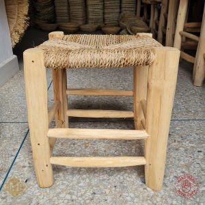 Nature Wooden Stool Moroccan Handmade