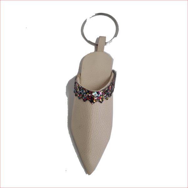 Moroccan Andalus Slippers Babouche Keychain Handmade