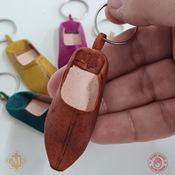 Moroccan Andalus Slippers Babouche Keychain Handmade