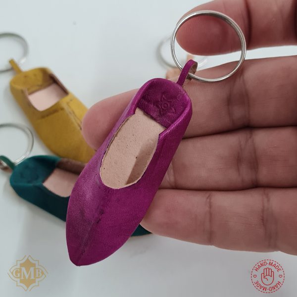 Moroccan Slippers Babouche Keychain Handmade