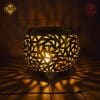 This Moroccan Tealight Wax Holder Round style night Brass Decor Handmade Candle Holder are 100% handmade by artisans in Tetouan - Morocco. and has been completely handmade.
